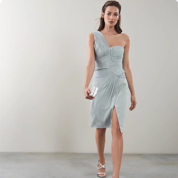 Reiss sage dress size US2 - Picture 8 of 9